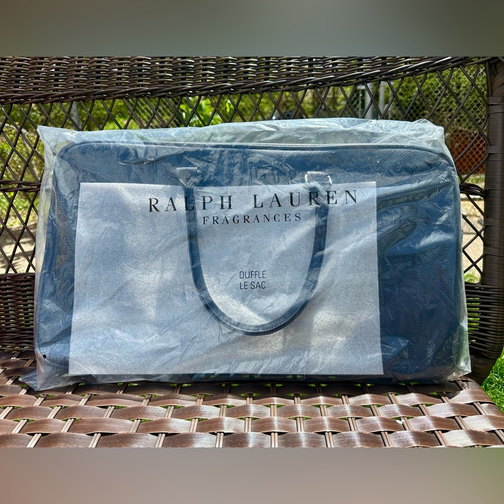 Ralph Lauren Blue Duffle Bag